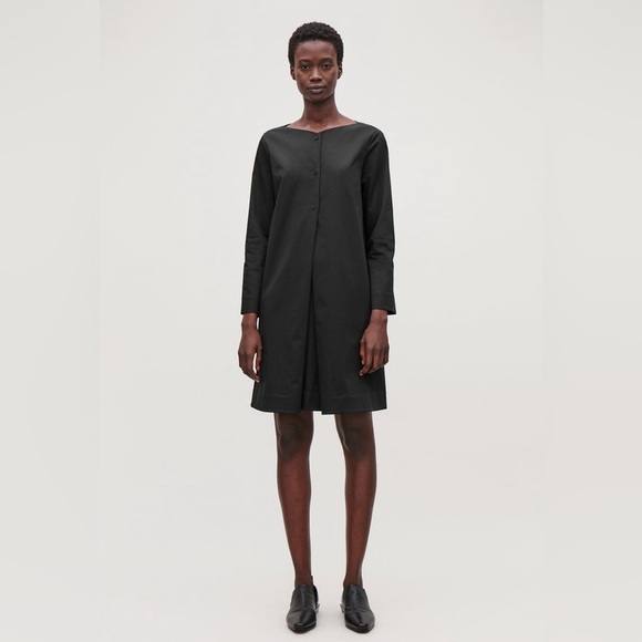 COS A-Line Dress With Front Pleat, size 4 - Picture 1 of 10